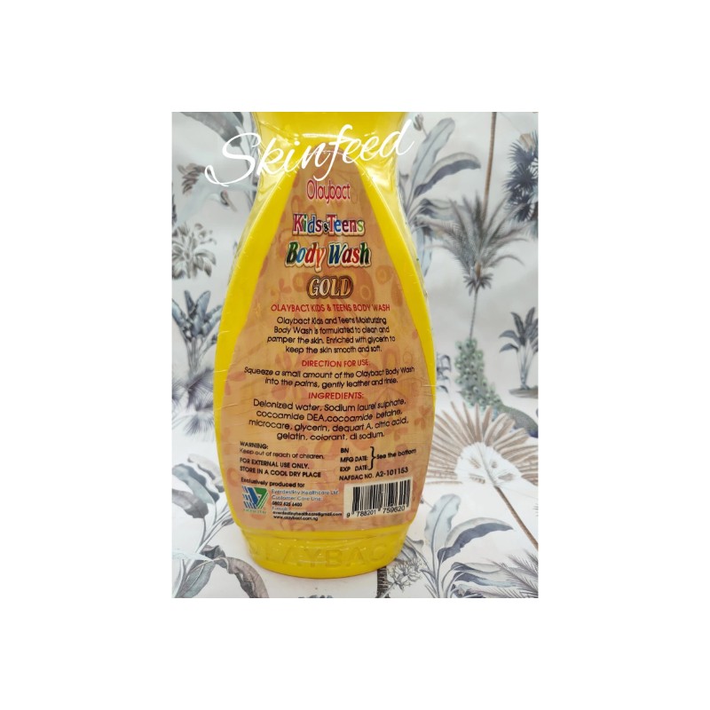 Olaybact Gold kids &Teens fairness natural skin glow Shower Gel