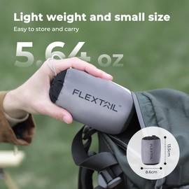 FLEXTAILGEAR Ultraleichtes Camping-Kissen Aufblasbares Kissen, Ergonomisches Nackenkissen mit komfortablem TPU-Material für Reisen, Wandern, Büro, Strand