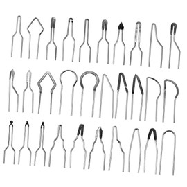 Hohopeti 30pcs Wood Burning Tips Durable Shaped Wire Tips for Pyrography Accurate Wood Burn Painting for Hobbyists Professionals Enhance Craft Precision