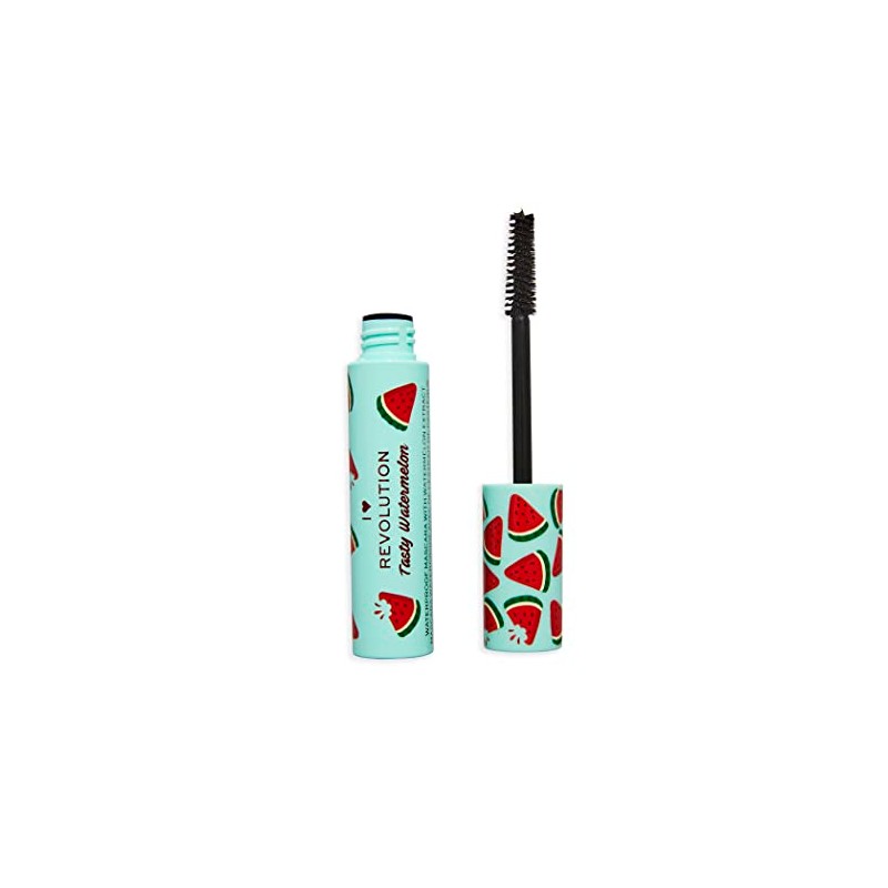 I Heart Revolution Tasty Watermelon Waterproof Mascara, Ultra-Thin Pen Design,