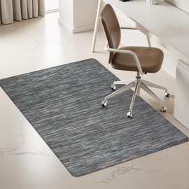 Azadx Office Chair Mat for Hardwood Floor 48" x 60" Heavy Duty Chair Mat for Hardwood Floors Slip Resistant Floor Protector for Home Office Computer Desk Chair Mat for Rolling Chairs, Dark Grey