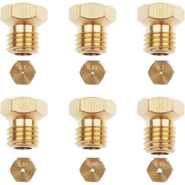 Pack of 6 Gas Bottle Adapter, 1/2 Inch Female x 1/4 Inch, Brass Gas Hose Connector, LPG Conversion Kit Nozzles, Gas Hose Connector 1/2 Right to 1/4 Left, for Gas Cookers, Stools Cookers, Camping