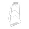 Pot Lid Organizer 30kg Load 3 Lid Capacity S Shaped