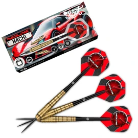 Shot! Darts Redline M4CH1 Steel Tip Dart Set Front Weighted 80% Tungsten Barrels (26, Grams)