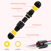 Cable Connector, Waterproof Earth Cable Connector with Screw Terminals, IP68