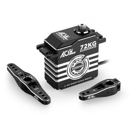 AGFRC 72KG Waterproof 1/6 RC-Servo-Motor High-Torque - 0.092Sec High Speed Brushless HV Full Metal Gear Digital Steering Servo for 1/6 Scale RC Car (A200BHMW)