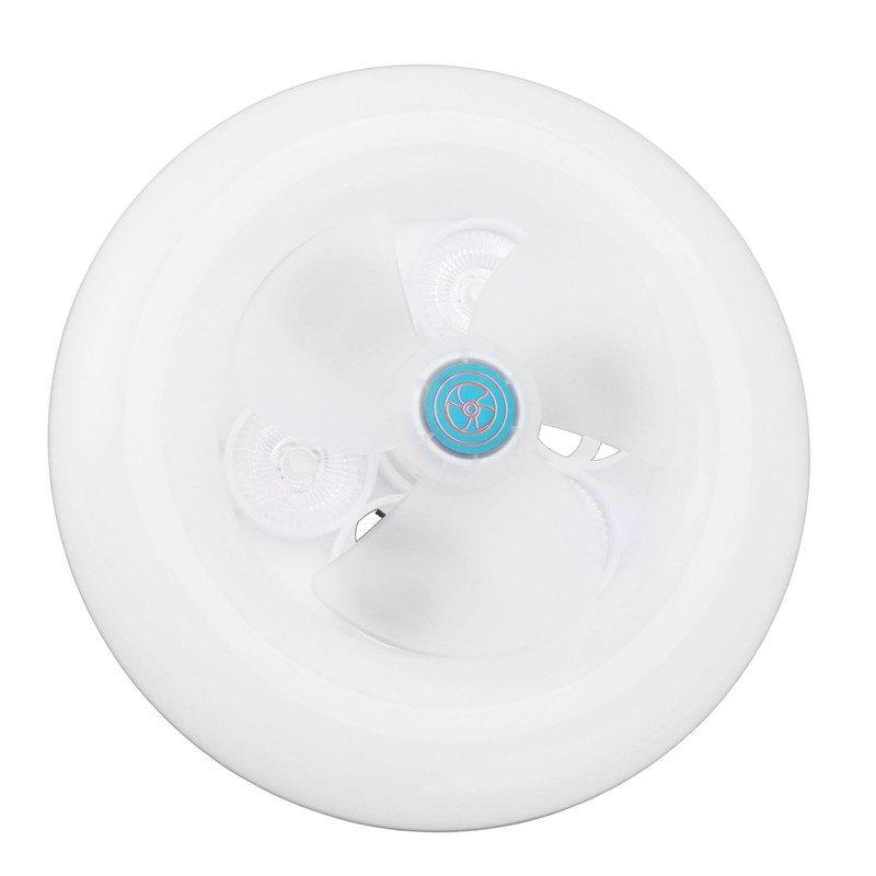 E27 LED Ceiling Fan Light Small Noiseless LED Fan Modern
