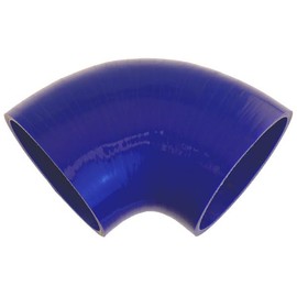 Pegasus E90.114-BLUE, Blue Silicone Hose, 4 1/2" I.D. 90 degree Elbow, 4" Legs (no logo)