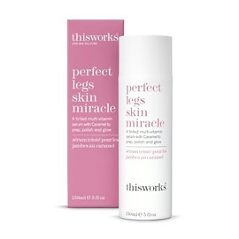 This Works Perfect Legs Skin Miracle, 150 ml - Multi-Vitamin Enriched Tinted Serum for a Natural Glow for All Skin Tones - With Vitamin C, Caramel and Arnica to Combat Uneven Skin Tone and Bruising