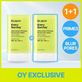 Dr.Jart+ Every Sun Day Ultra-Sheer Priming Sun Stick 19g (Single/Set) - [SET] Sun Stick 19g Double Pack