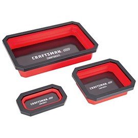 CRAFTSMAN Tool Storage, Collapsible Magnetic Trays, 3 Piece (CMMT98371)