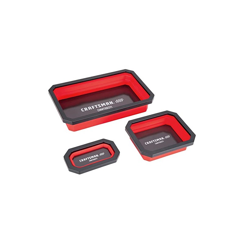 CRAFTSMAN Tool Storage, Collapsible Magnetic Trays, 3 Piece (CMMT98371)