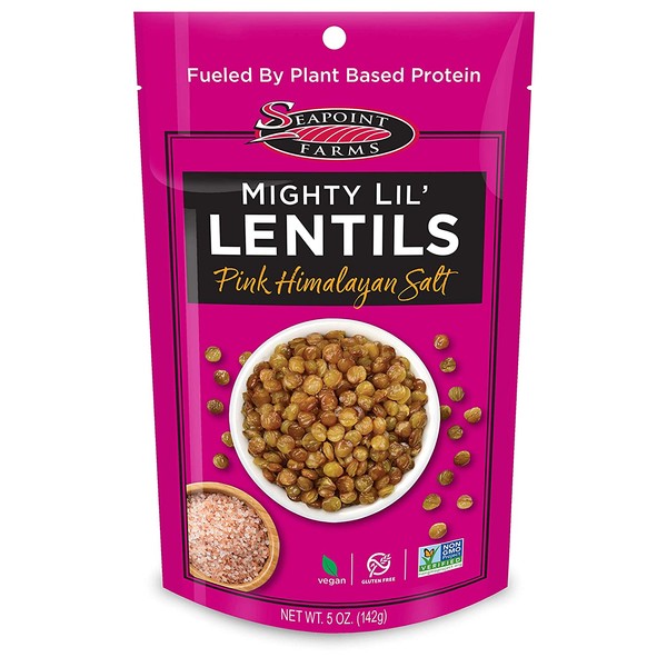 Seapoint Farms Mighty Lil' Lentils Pink Himalayan Salt, 5 Oz (Pack Of 3)
