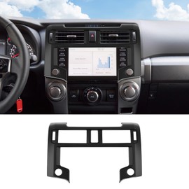 Hoolcar Dashboard Center Console Navigation Trim Panel Decoration GPS Interior Cover Trim Accessories Compatible with 2020-2023 Toyota 4Runner, Matte Black