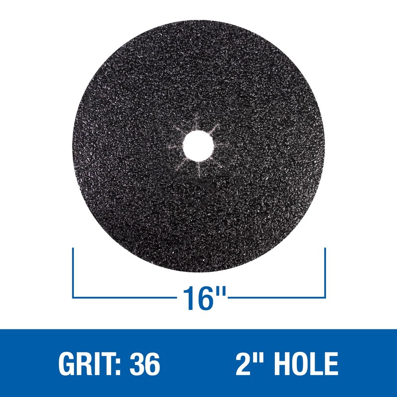 Mercer Industries 426036 Silicon Carbide Floor Sanding Disc, Cloth Back,