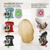 Yuibthr Bamboo Mixer Slider Mat Compatible with KitchenAid 4.5-5 Qt