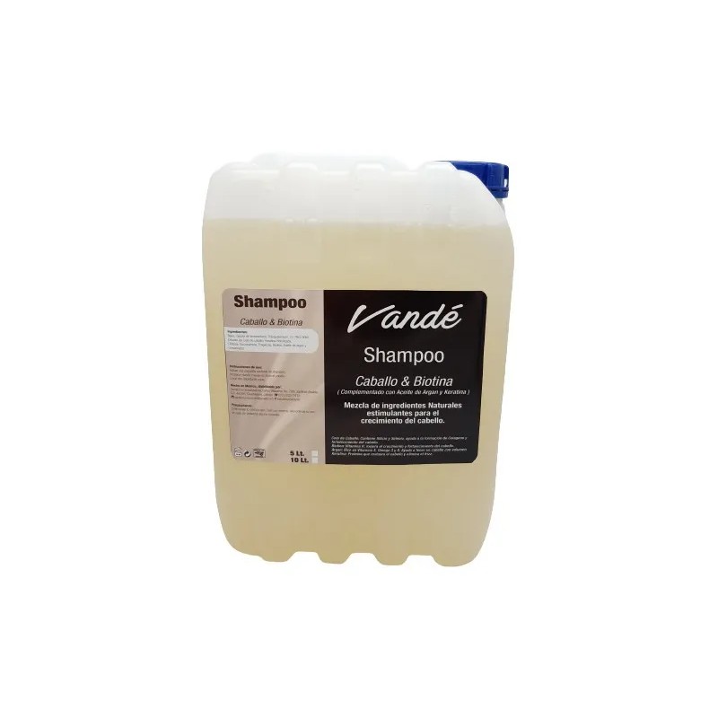 Shampoo Vandé Capilar Caballo Y Biotina 20 L.