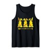 Funny Softball Sports Easter Bunny Rabbits Easter Day Tank Top