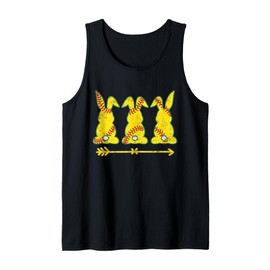 Funny Softball Sports Easter Bunny Rabbits Easter Day Tank Top