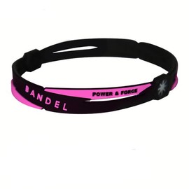 BANDEL Cross Anklet (Black x Pink)
