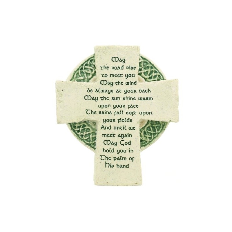Roman Petite Standing Cross Celtic Irish Blessing