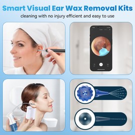 Ear Wax Removal - Ear Cleaner - Ear Camera - Ear Wax Removal Kit - Ear Wax Removal Tool Camera - 1080HD Effective for Cleaning Ear Wax Build-Up