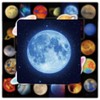 50Pcs Universe Starry Sky Planet Stickers for Gifts Laptop Phone