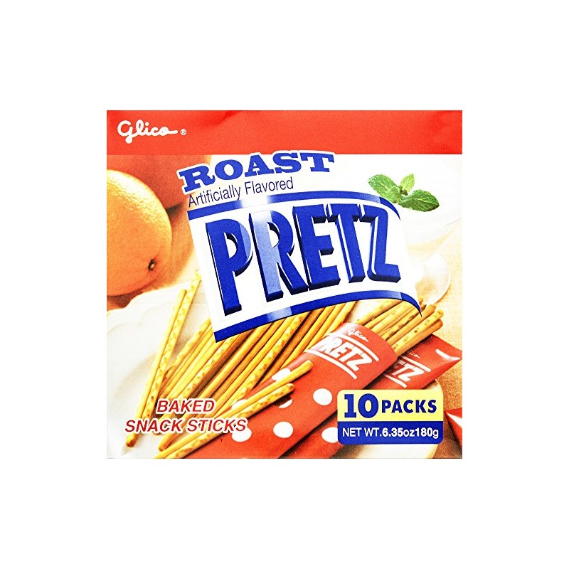 Glico Pretz Roast Baked Snack Sticks, 6.35 Ounce