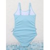 OYOANGLE Traje de baño de una pieza con tirantes delgados,