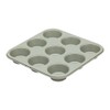 FUJIHORO 57303 Muffin Tin Bakeware, Easy Removal From Mold, 9-Cup