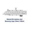 Chamfer Gage Chamfering Ruler Chamfered Vernier Caliper Stainless Steel Caliper