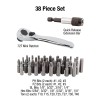Sunex Tools 9726 Mini Ratchet and Bit Set, 1/8-Inch -