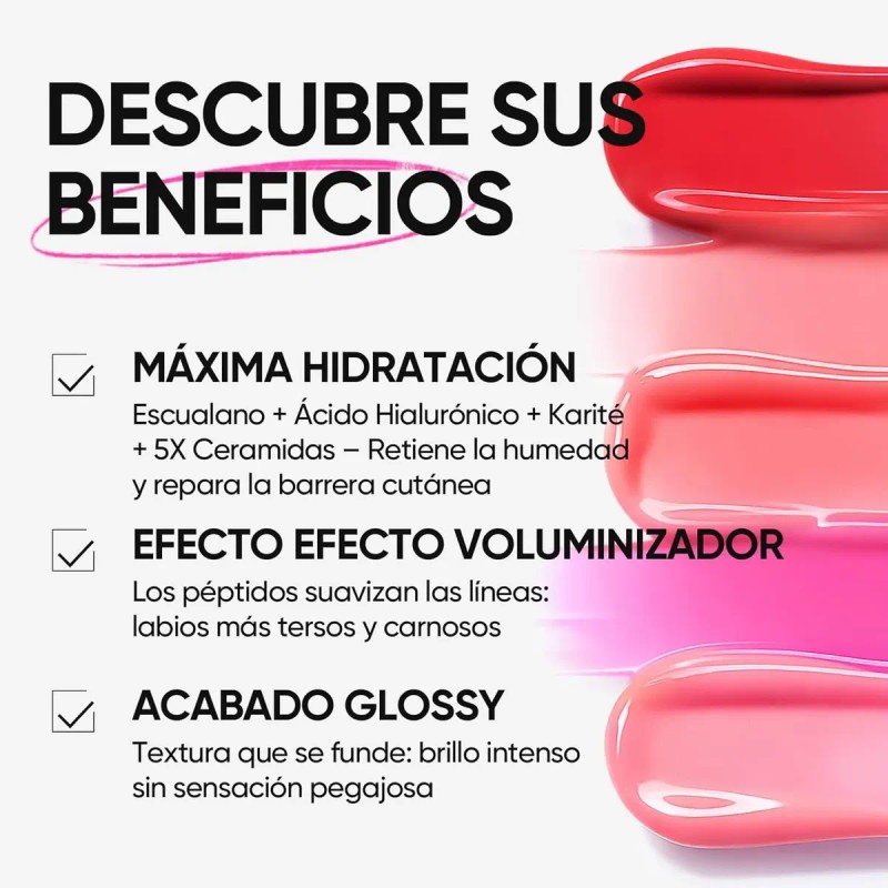 Skintific Labial Serum Hidratante Con Brillo Gloss Labios