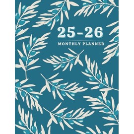 2025-2026 Monthly Planner: 2 Year Calendar with Holidays and Monthly Expense Tracker, Large Organizer and Schedule 8.5 x 11 inch