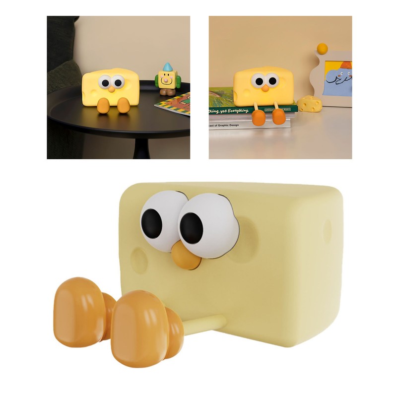 Cute Cheese Boy Desktop Bedside Lamp Creative Children Night Light