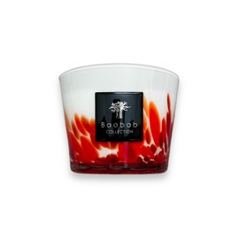 Baobab Collection Feathers Masaai Max 10 Exquisite Bedroom Decor, Elegant Candle Warmer, Fall Candles with Amber & Rum Extract Scent, Hand-Blown Glass Design