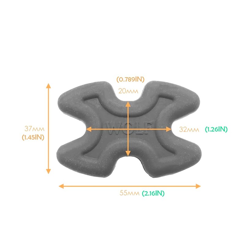 Namvo Pack of 4 Compound Bow Stabilizers Archery Rubber Loop