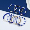 Smilelife Baseball Bracelets for Women Game Day Stackable Bracelets Baseball
