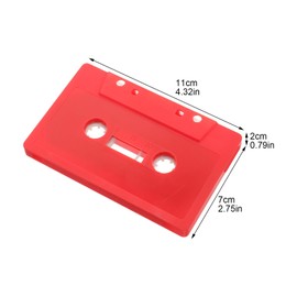NUOBESTY 4pcs Blank Cassette Tapes, Colored Blank Audio Tapes for Recording Empty Cassette Tape Recordable for Lectures Seminars