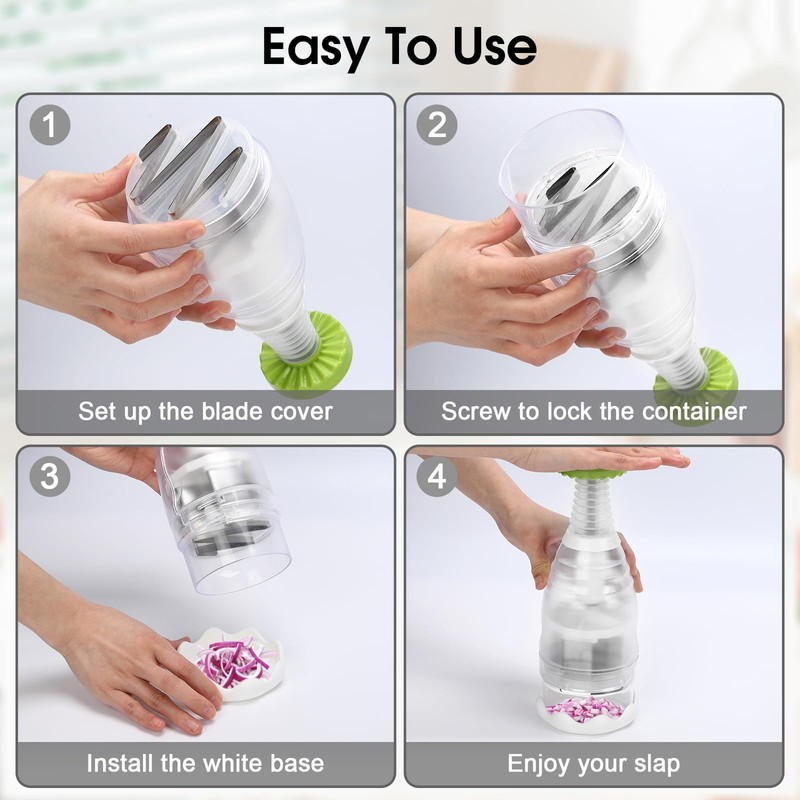Vegetable Chopper Food Chopper,Veggie Cutter Manual Hand,Slap Onion Chop