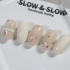 [Sl&Sl Nail Tip] Terrazzo Nail Matte Change O - Short