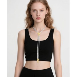 PEARLY JUN Bolo Tie for Women Men Rhinestone Cowboy Cord Western Fashion Festival Gifts Country Concert Decoration Accessory (Gold bull skull)