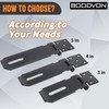 BOODVON Door Lock Hasp Latch, Iron Safety Packlock Clasp Hasp