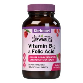 Bluebonnet Vitamina B12 1000mcg Y Ácido Fólico 400mcg