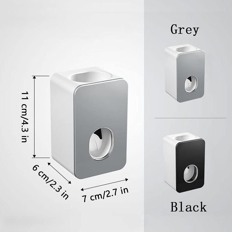 Toothpaste Squeezer Holder, 2 Pieces Automatic Toothpaste Squeezer, Wall Mounted