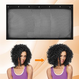 Lock Curly Hair Stretcher and Length Maintainer - Prevent Shrinkage with No-Heat Styling Net for An Elongated Look (13IN*2PCS)