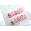 Handmade nail tips - Lovely - Coffin Egg / 수제네일팁