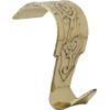 Set of 6 Picture Rail Hooks, Molding Hooks, Picture Solid