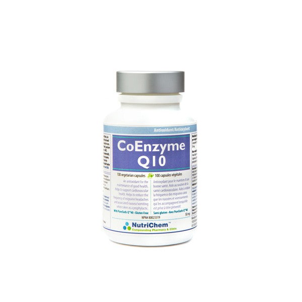 NutriChem CoEnzyme Q10 (100 mg), 100 veg caps