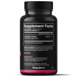 Natgrown Vitex Chasteberry Supplement for Women 1,000 mg - Agnus Castus Chaste Tree Vitex Berry Fruit Extract Capsules - 60 Ct